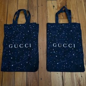Two new Gucci tote or dust bag